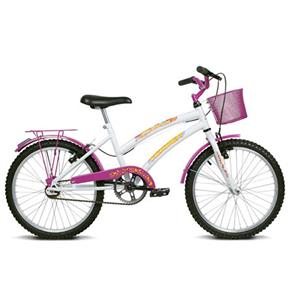 Bicicleta Juvenil Aro 20 Breeze Verden - Branco com Pink