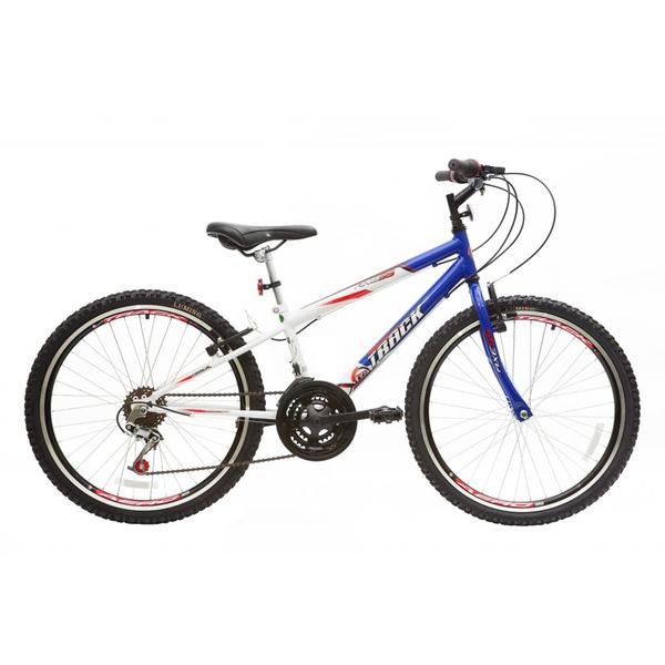 Bicicleta Juvenil Axess Aro 24 Quadro Rebaixado Azul/Branco - Track Bikes - Track Bikes