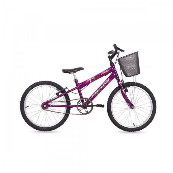 Bicicleta Kiss com Cesta Aro 20 Free Action