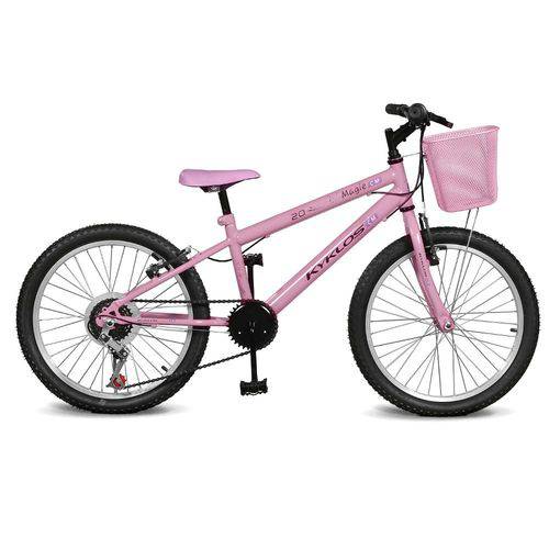 Bicicleta Kyklos Aro 20 Magie 7V Rosa