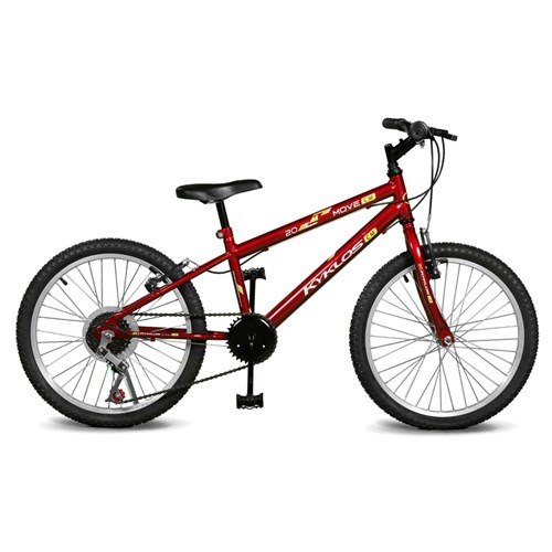 Bicicleta Kyklos Aro 20 Move 7V Vermelho