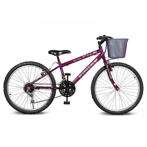 Bicicleta Kyklos Aro 24 Magie 21V Violeta