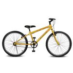 Bicicleta Kyklos Aro 24 Move Sem Marchas Amarelo