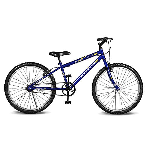 Bicicleta Kyklos Aro 24 Move Sem Marchas Azul