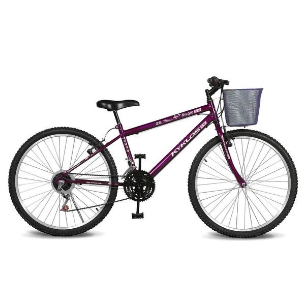 Bicicleta Kyklos Aro 26 Magie 21V Violeta