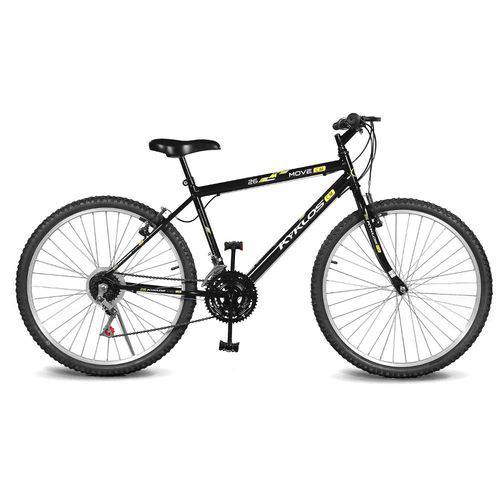 Bicicleta Kyklos Aro 26 Move 21V Preto