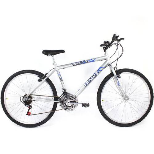 Bicicleta Masculina Aro 26 Mountain Bike - Cor Prata