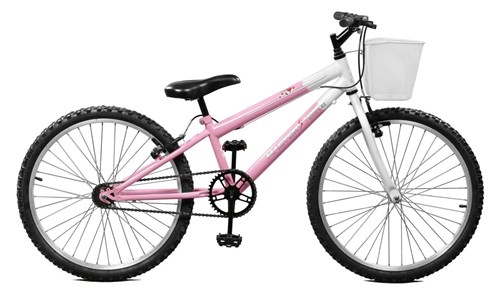 Bicicleta Master Bike Aro 24 Feminina Serena Rosa