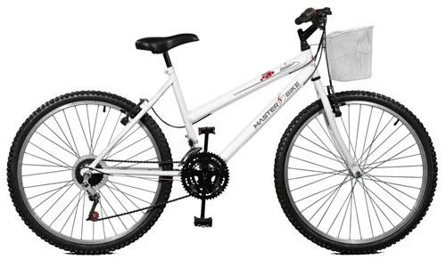 Bicicleta Master Bike Aro 26 Feminina Serena Plus Branco