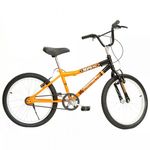 Bicicleta Monark Bmx Aro 20 Laranja Preto Cross