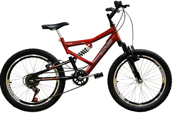 Bicicleta Mormaii Aro 20 Full FA240 6V Vermelha - 2011893