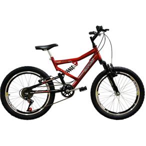 Bicicleta Mormaii Aro 20` Full Fa240 6V Vermelha - 2011893