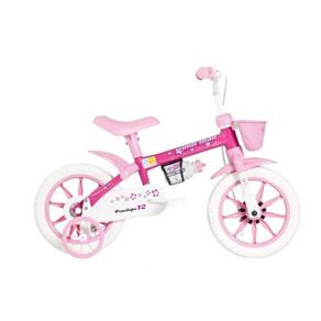 Bicicleta Mormaii Aro 12` Penelope Rosa/Branco - 2011701