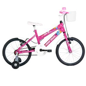 Bicicleta Mormaii Aro16 Sweet Girl com Capacete - Rosa