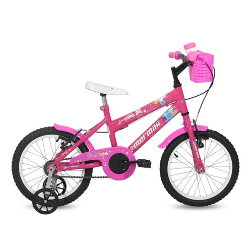 Bicicleta Mormaii Sweet Girl Aro 16 Infantil Rosa