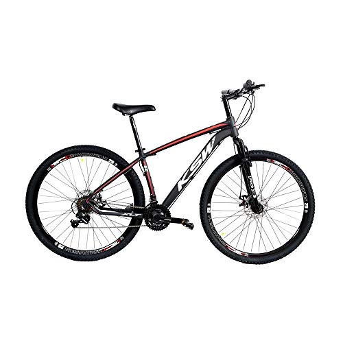 Bicicleta MTB Alumínio KSW Aro 29 Freio Disco Quadro Tam 17 Shimano