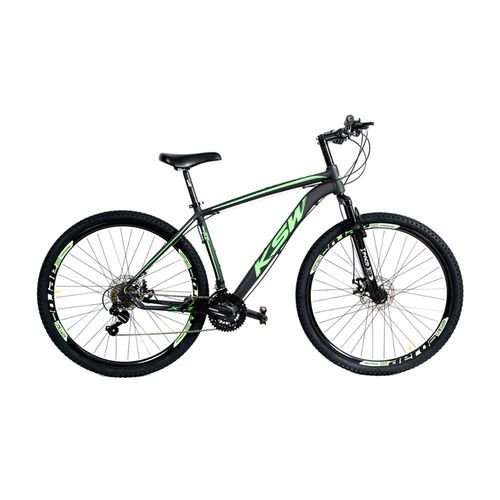 Bicicleta Mtb Alumínio Ksw Aro 29 Freio Disco Quadro Tam 19 Shimano