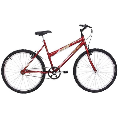 Bicicleta Mtb Donna Monomarcha Aro 26 6V Vermelha Mormaii