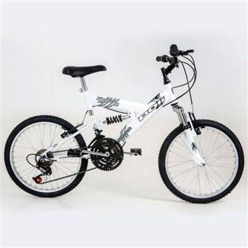 Bicicleta Polimet Kanguru Full Suspension Aro 20 V-brake 18v Braca