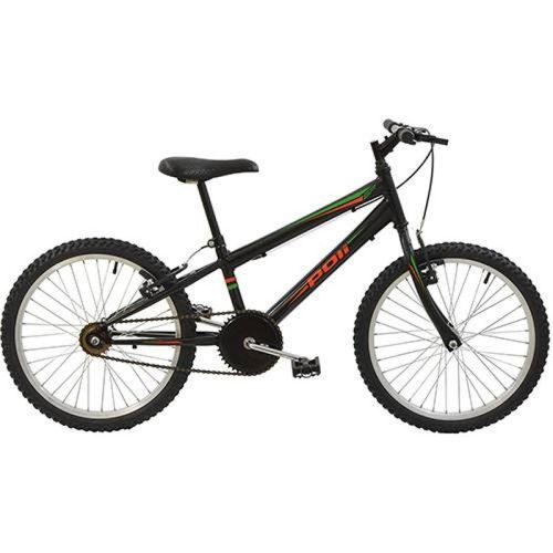 Bicicleta Polimet Mtb Aro 20 Masculina Preta