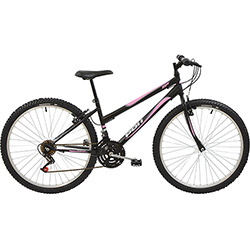 Bicicleta Polimet MTB Aro 26 18 Marchas - Preta