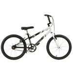 Bicicleta Rebaixada Aro 20 Preto e Branco Ultra Bikes