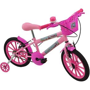 Bicicleta Sereia Mermaid Polikids Aro 16 Infantil