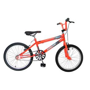 Bicicleta South Freestyle Laranja BMX Aço Carbono, Aro 20