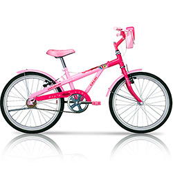 Bicicleta Caloi Super Poderosas Aro 20" Rosa