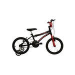 Bicicleta Top Aro 16 Masculina Atx Preta e Vermelho Athor Bike