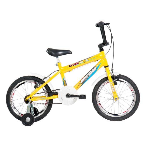 Bicicleta Top Lip Cross Aro 16 Aero Amarelo - Mormaii