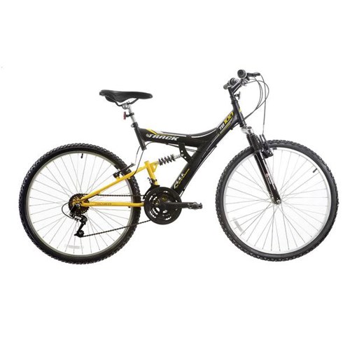 Bicicleta Track Bikes TB 100 XS Aro 26 com Suspensão Dupla 18v