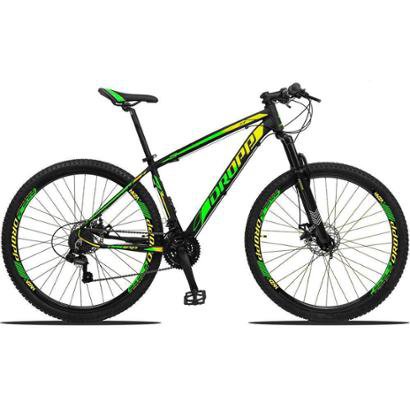 Bicicleta Z3 Aro 29 Quadro Alumínio 21 Marchas Câmbio Shimano Freio a Disco Mecânico Dropp