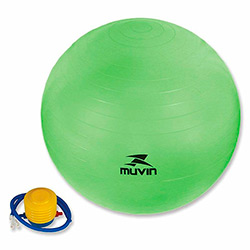 Bola de Ginástica 75cm Verde - Muvin