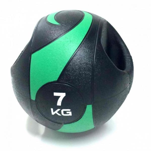Bola de Peso Medicine Ball com Pegada 7Kg LIVEUP LS3007A/7