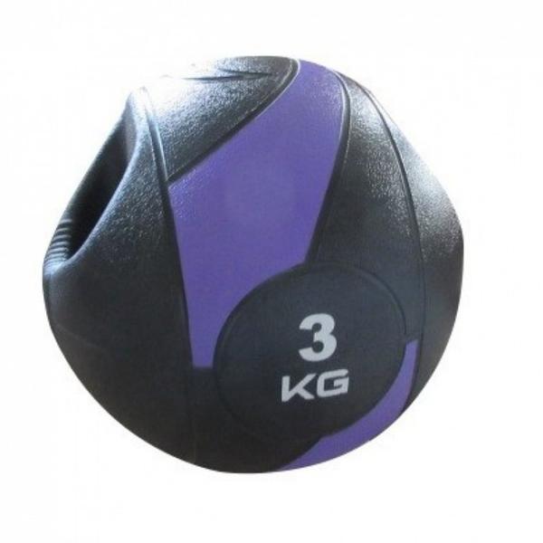 Bola de Peso Medicine Ball com Pegada 3Kg LIVEUP LS3007A/3
