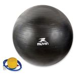 Bola de Pilates 85cm ? Blg-800 - Preto - Muvin