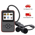 V500 OBD2 / EOBD Trolley Car Truck Cartão Leitura Fault Diesel Detector Vehicle Diagnostic Instrument Motor Scanner