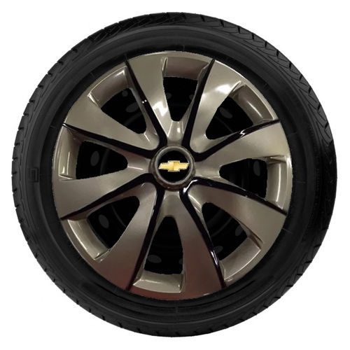 Calota Aro 13 Black Gold Gm Corsa Prisma Meriva Montana