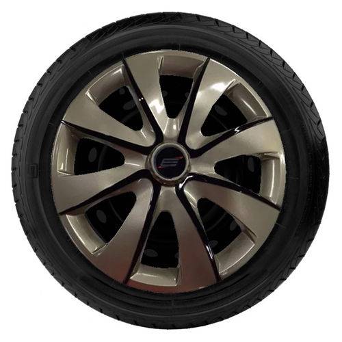 Calota Aro 13 Black Gold Universal Gm/fiat/vw/renault