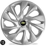 Calota Aro 13 Ds4 Celta 10 2011 2012 2013 Corsa Onix Silver