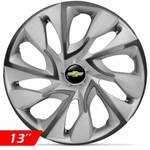 Calota Aro 13 Ds4 Silver Corsa Celta Prisma Onix Meriva Clas