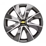 Calota Aro 13 Esportiva Graphite Silver Corsa Celta Prisma