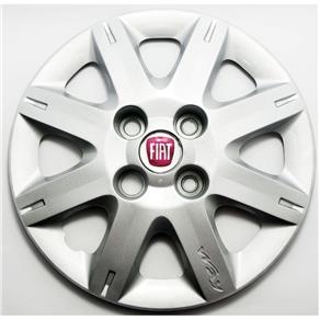 Calota Aro 13 Fiat Uno Way Economy 2008/2009 com Emblema