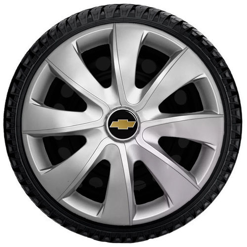 Calota Aro 13 Linha Prime Silver Celta Corsa Prisma Classic