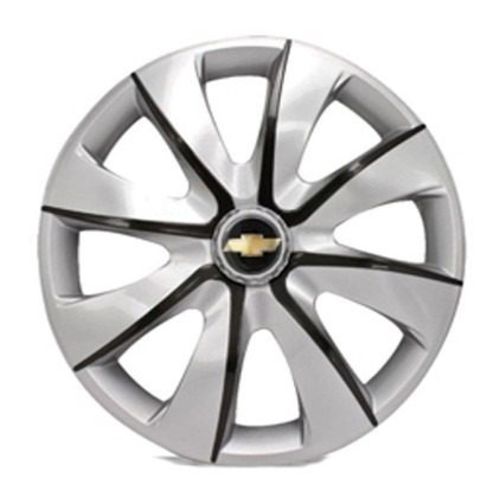 Calota Aro 13 Prime Silver Black Celta Corsa Prisma Classic