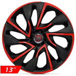 Calota Aro 13 Red Esportiva Ds4 Palio Uno Idea Strada Elba