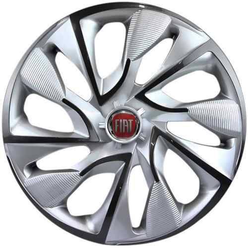 Calota Aro 14 Ds4 Esportiva Silver Fiat Palio Uno Idea Strad