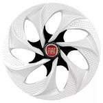 Calota Aro 14 Ds4 Esportiva White Fiat Palio Uno Idea Strada