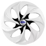 Calota Aro 14 Ds4 Esportiva White Ford Ka Fiesta Focus Ecosp